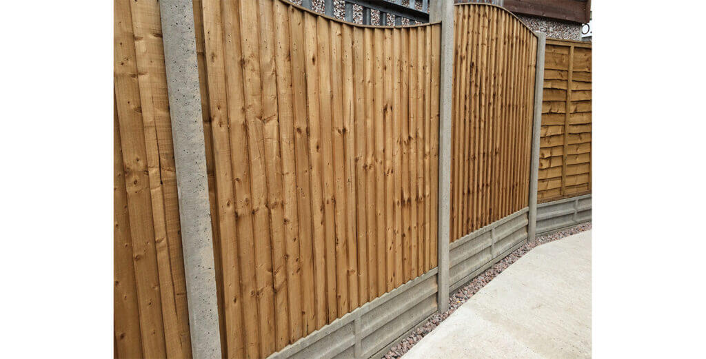 Slotted Posts & Gravel Boards Concrete Fence Panels FP McCann