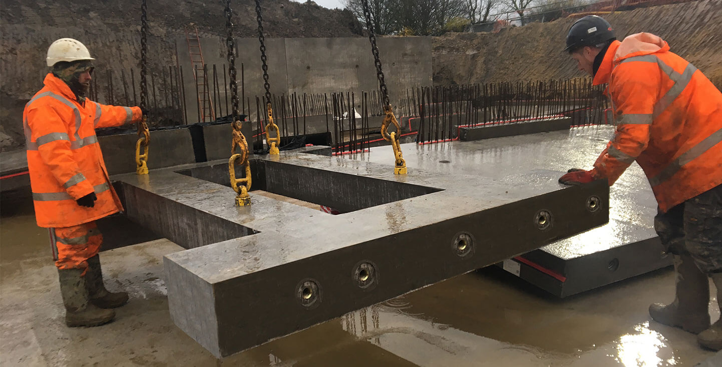 FP-McCanns-precast-concrete-attenuation-tank-segment-being-lifted-on-site-at-Northumberland-housing-development-1