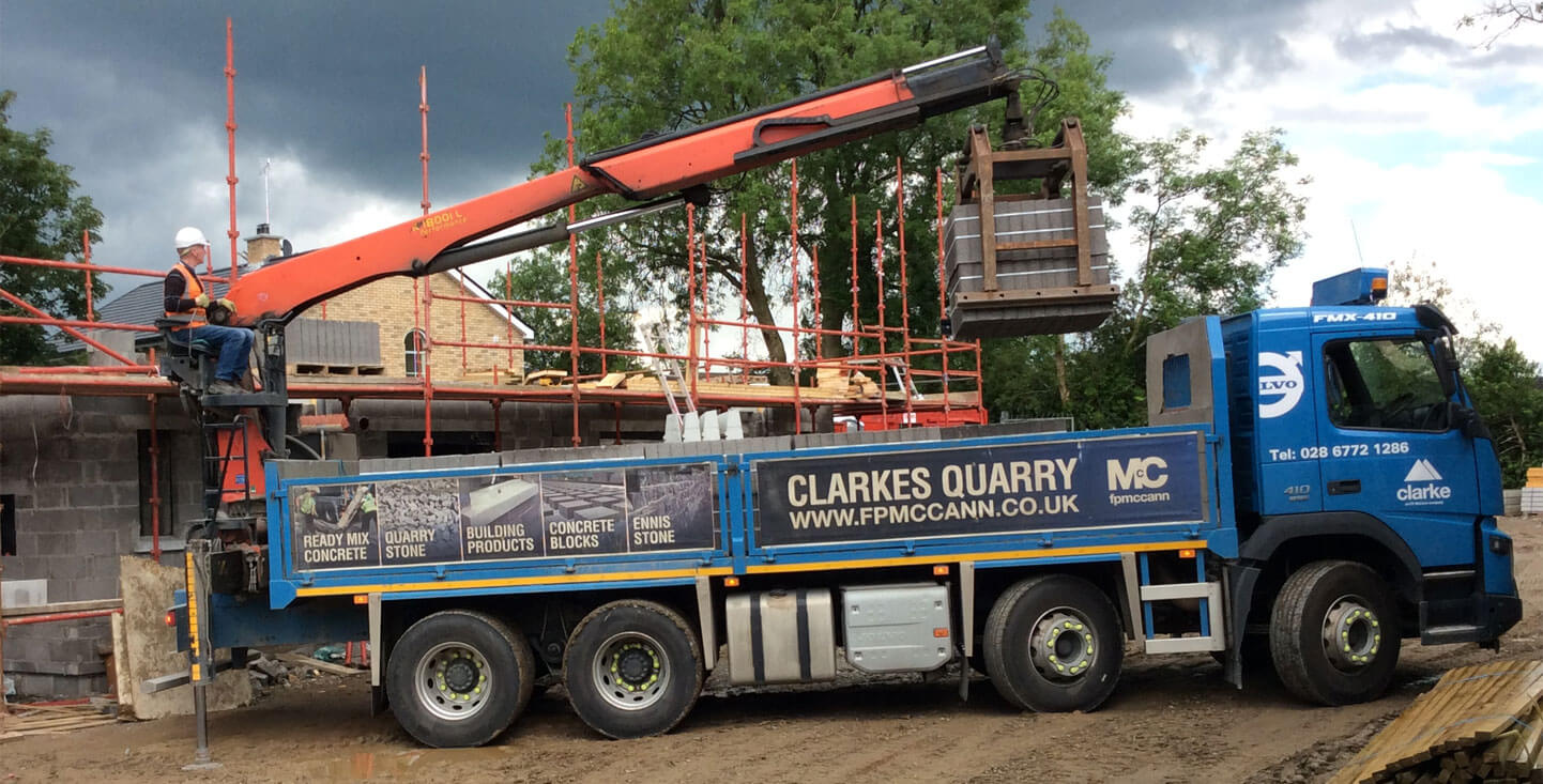 FP-McCanns-concrete-blocks-from-Clarkes-Quarry-Lisnaskea-delivered-on-site-at-Fermanagh-Housing-Development