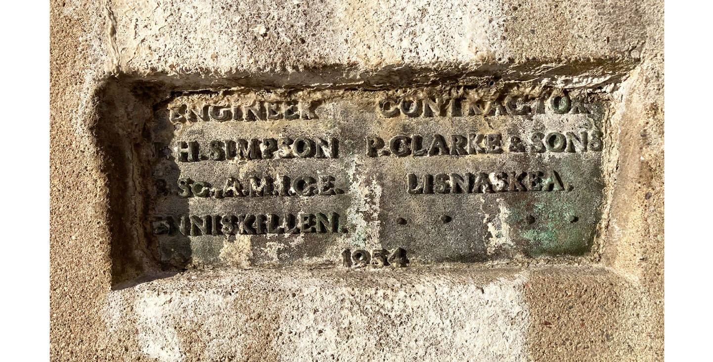 clarkes-quarry-original-bridge-sign-p-clarke-and-son-1954