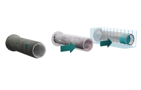 Generation of a 3D profile for each pipe allows for a direct comparison to the design model in a fully digitised environment.