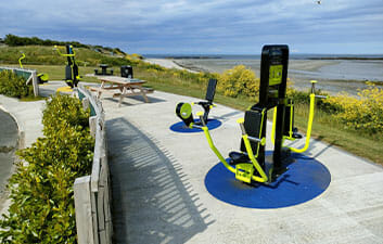 FP McCann work on PEACE IV Shared Spaces Portavogie Anchor Park