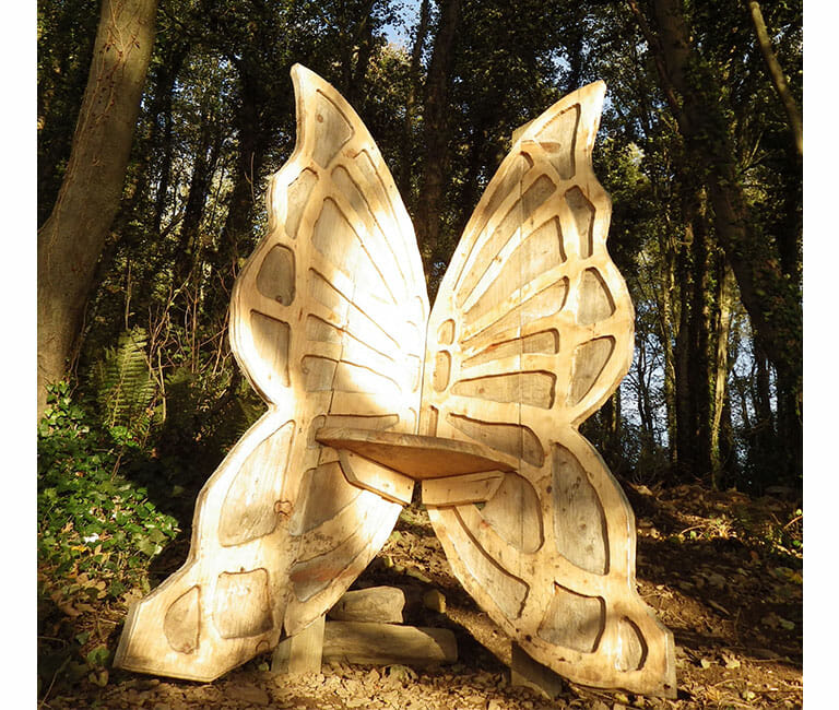 Nugents Wood butterfly seat