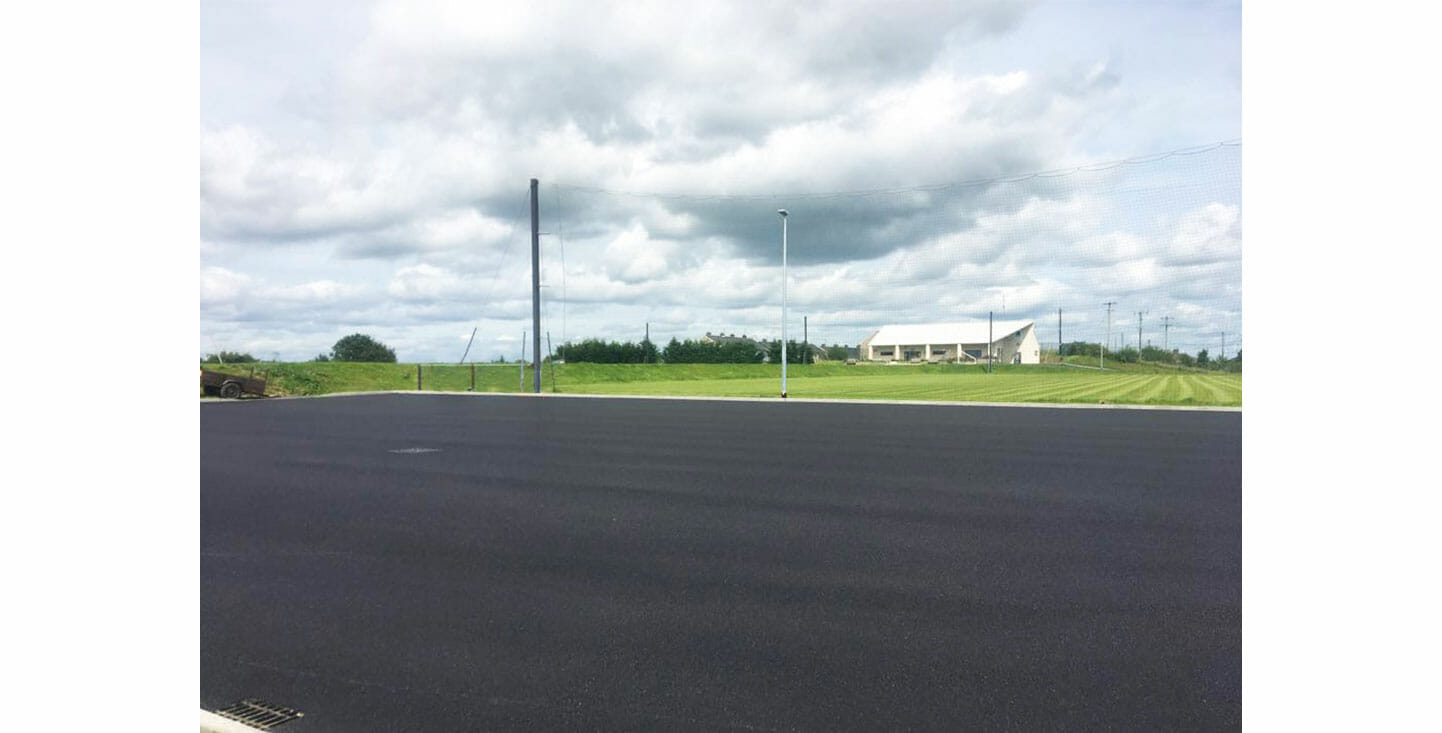 Surfacing by FP McCann at Clones Town FC