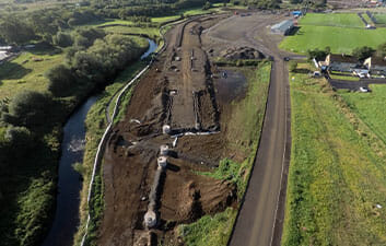 FP McCann St Patrick's Link Road Ballymena Showgrounds Entrance Looking South - Feature
