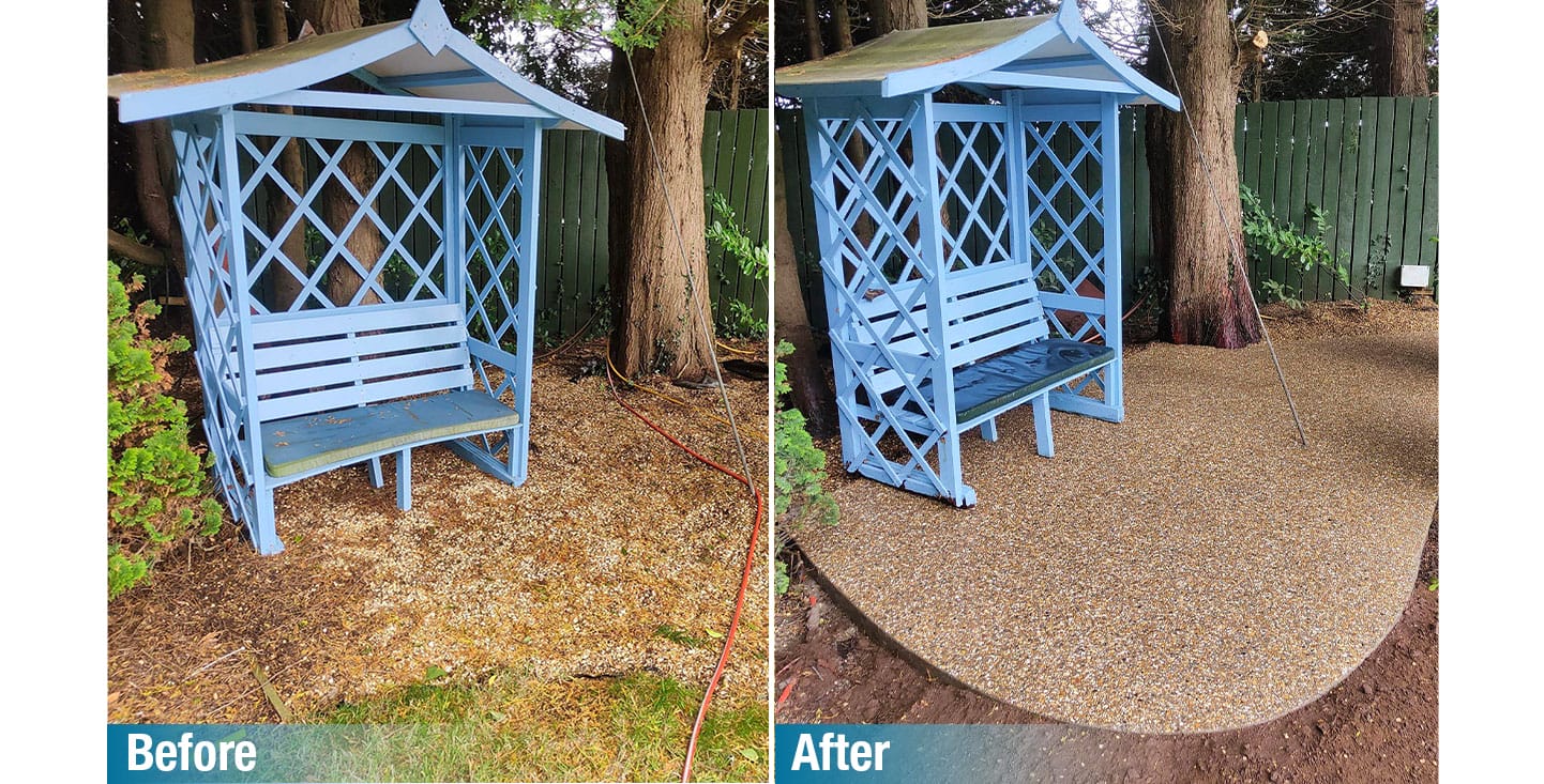 FP McCann Concrete Exposed Forest Flint, Glenshane Road Before & After