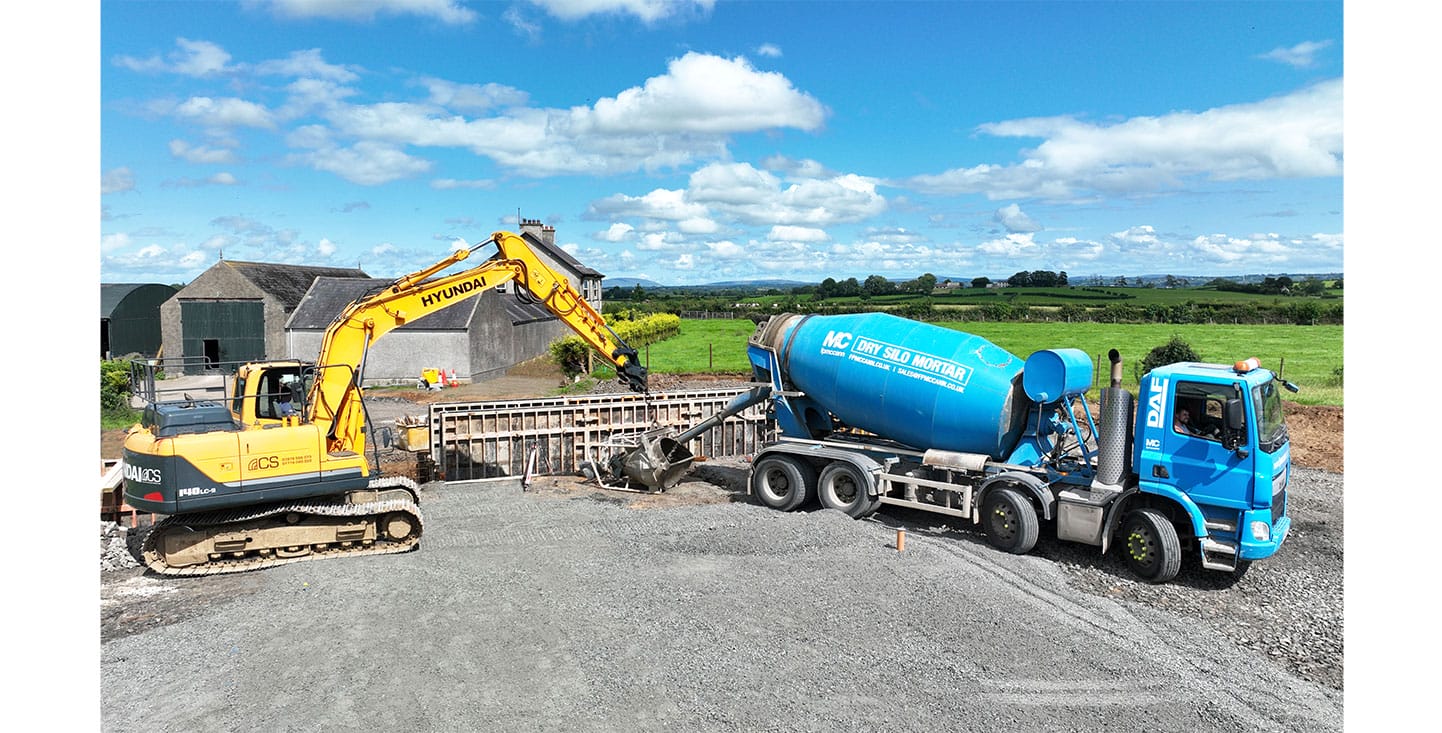 FP McCann Ready Mix Concrete Chicken House Ballygarvey Eggs