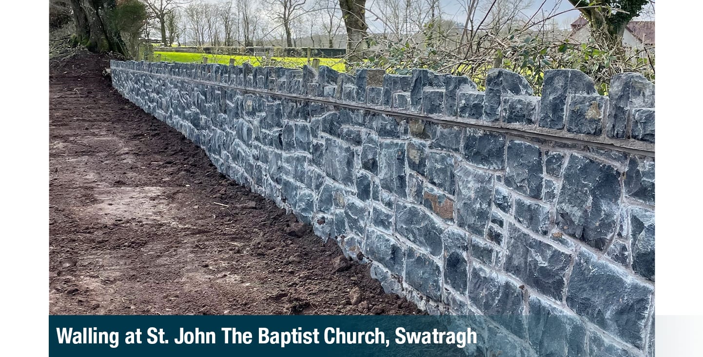Stone Solutions Completed Projects Basalt Stone St John Baptist Church Swatragh