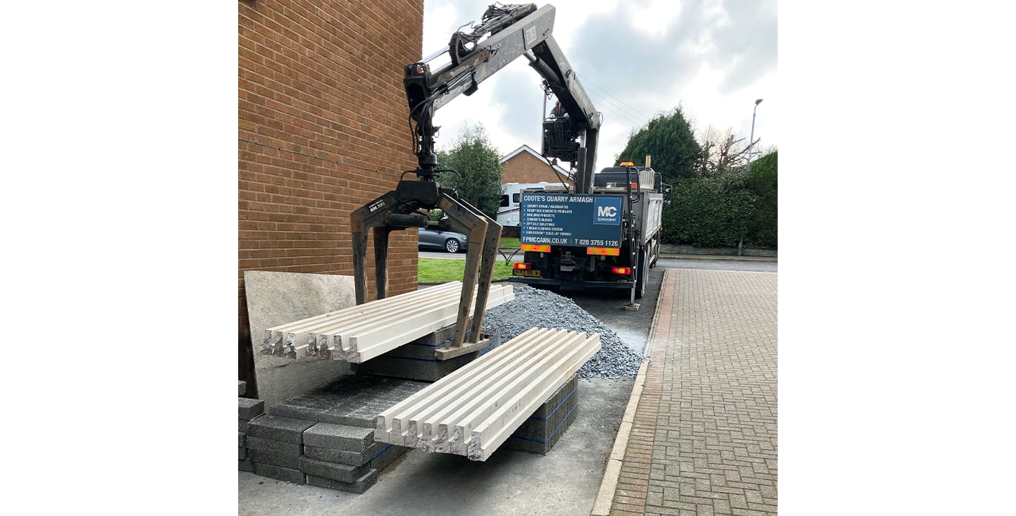 FP McCann T Beam and Block Flooring Extension, Armagh
