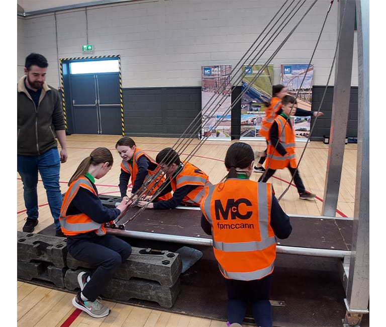 FP McCann Toomebridge Birthday Event, Bridge Construction