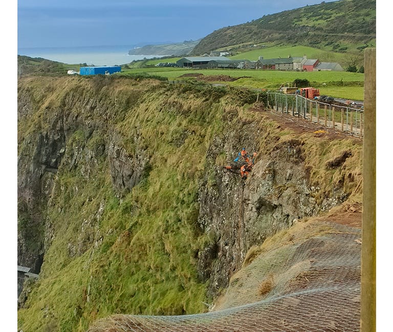 FP McCann Cliff Scaling Work, Gobbins, County Antrim