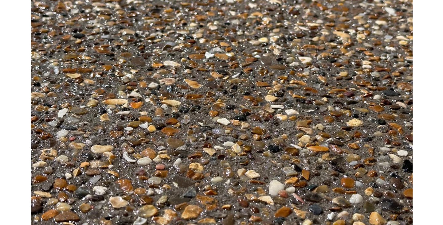 Concrete Exposed Aggregate, Downpatick, Forest Flint