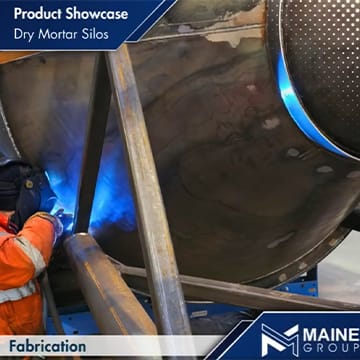 Maine Group Dry Mortar Silos - Fabrication