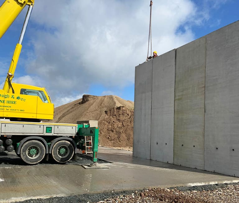 FP McCann 6 Metre Precast Concrete L Walls