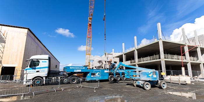 fp-mccann-precast-concrete-sections-craned-into-position-2 FP McCann Precast Concrete Sections Craned into Position