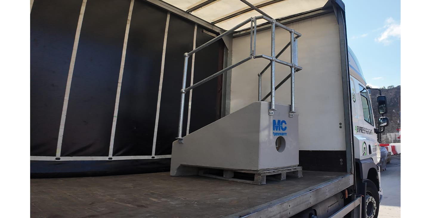 FP McCann earth friendly concrete (EFC) headwall, Knockloughrim