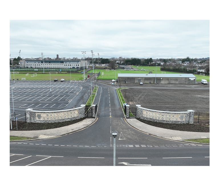 FP McCann Ballymena Showgrounds Entrance