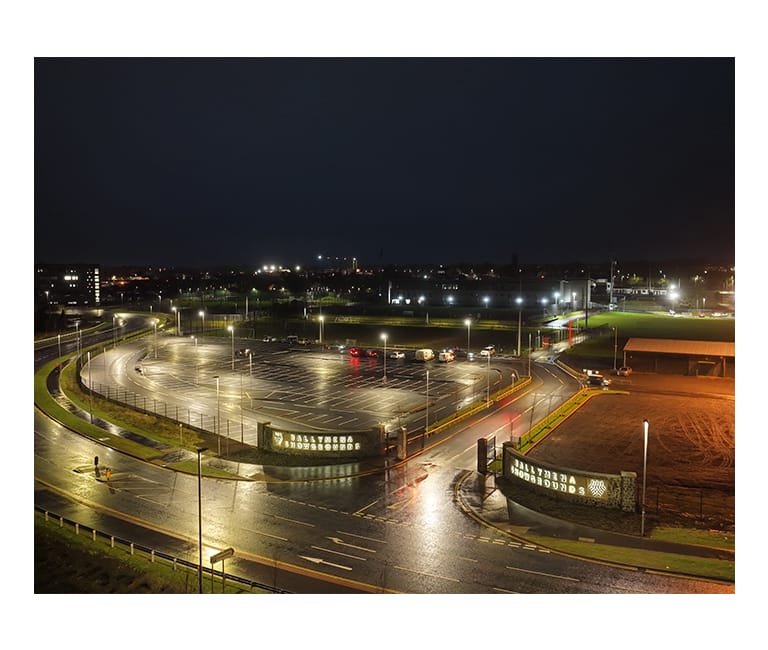 FP McCann Ballymena Showgrounds Night Photo
