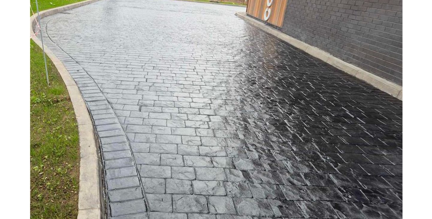 FP McCann Printed Coloured Concrete New McDonald's Magherafelt