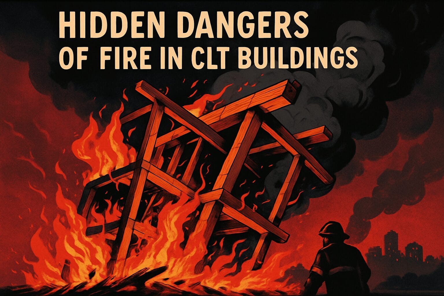 Hidden dangers of fire in CLT buildings