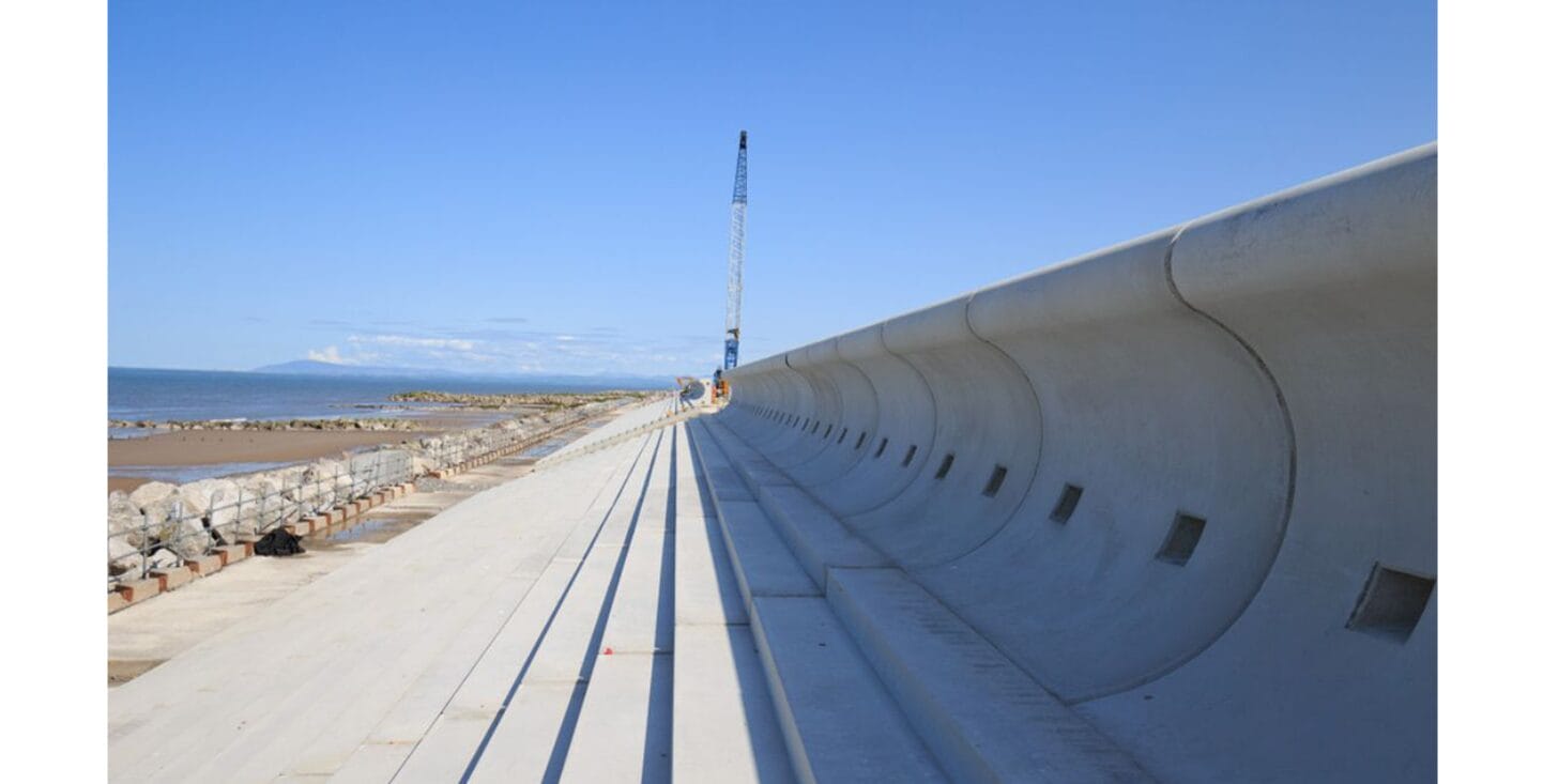 FP McCann Rossall Sea Defence Walls