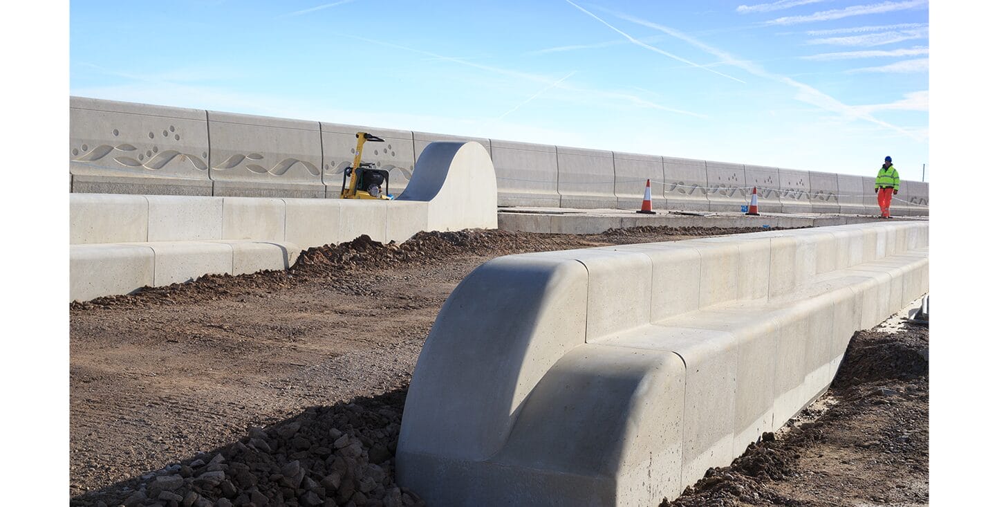 FP McCann Rossall Sea Defence Walls