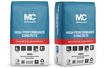 FP McCann's High Performance Concrete for domestic and commercial use