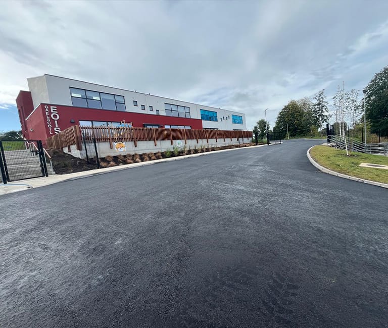 Case-Study-Main-Image FP McCann Commerical Surfacing at Gaelscoil, Clones, Co. Monaghan