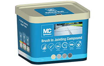 FP McCann's Brush In Jointing Compound for Paving Application