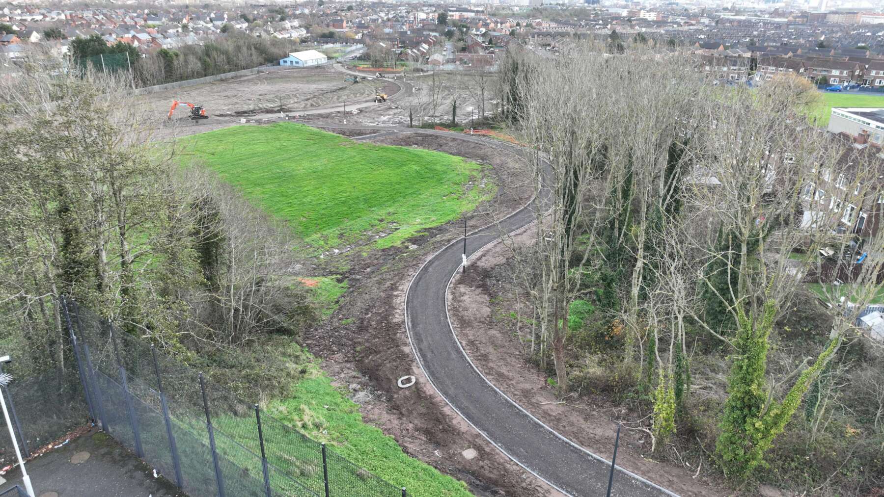 New-path-next-existing-3G-pitch