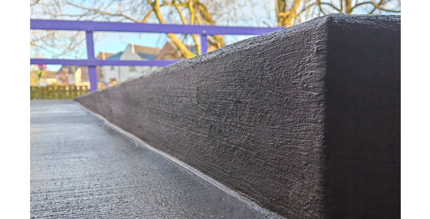 Close up image of FP McCann's concrete ramp