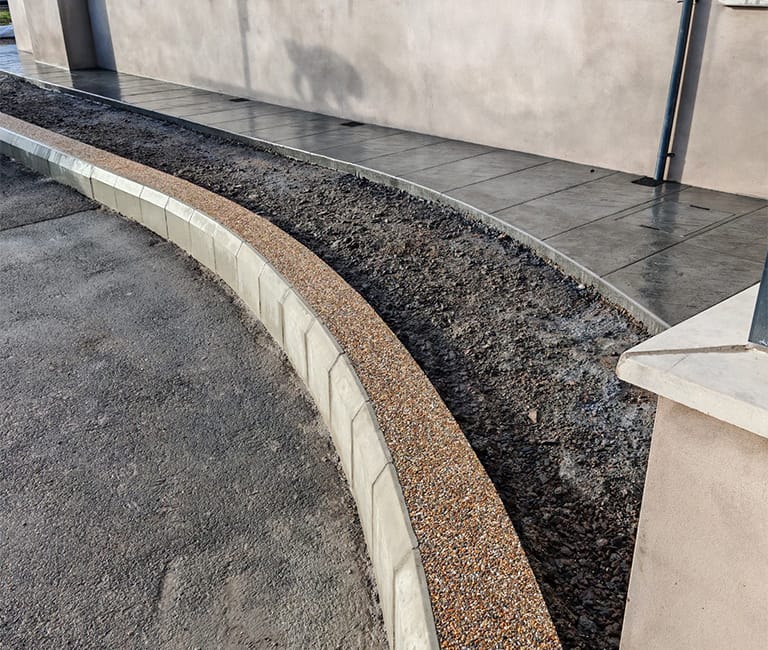 Estate Fencing Strip, Exposed Aggregate, FP McCann