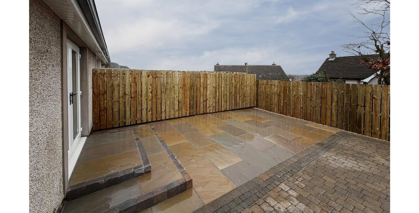 Magherafelt Garden Transformation, Paving Flags by FP McCann
