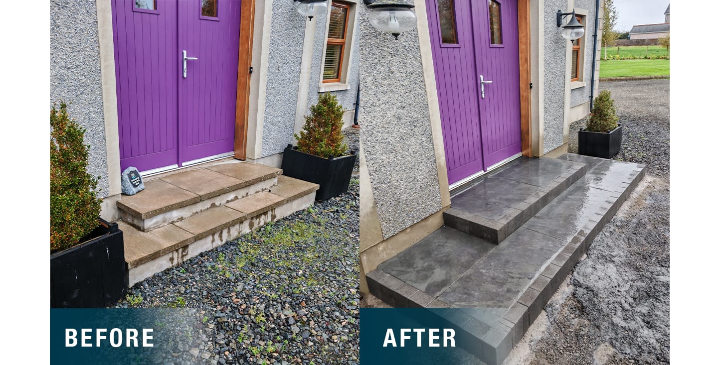 FP McCann Concrete Before and After