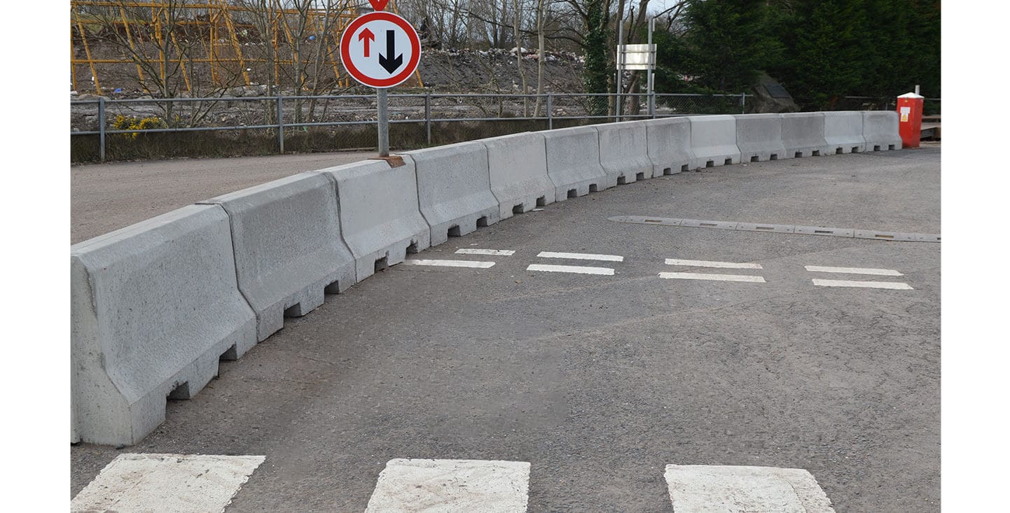 FP McCann's precast safety barriers