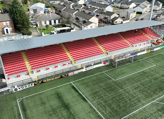 precast-concrete-stadia-solutions-toomebridge Precast concrete stadia solutions manufactured at FP McCann’s Toomebridge Depot in County Antrim