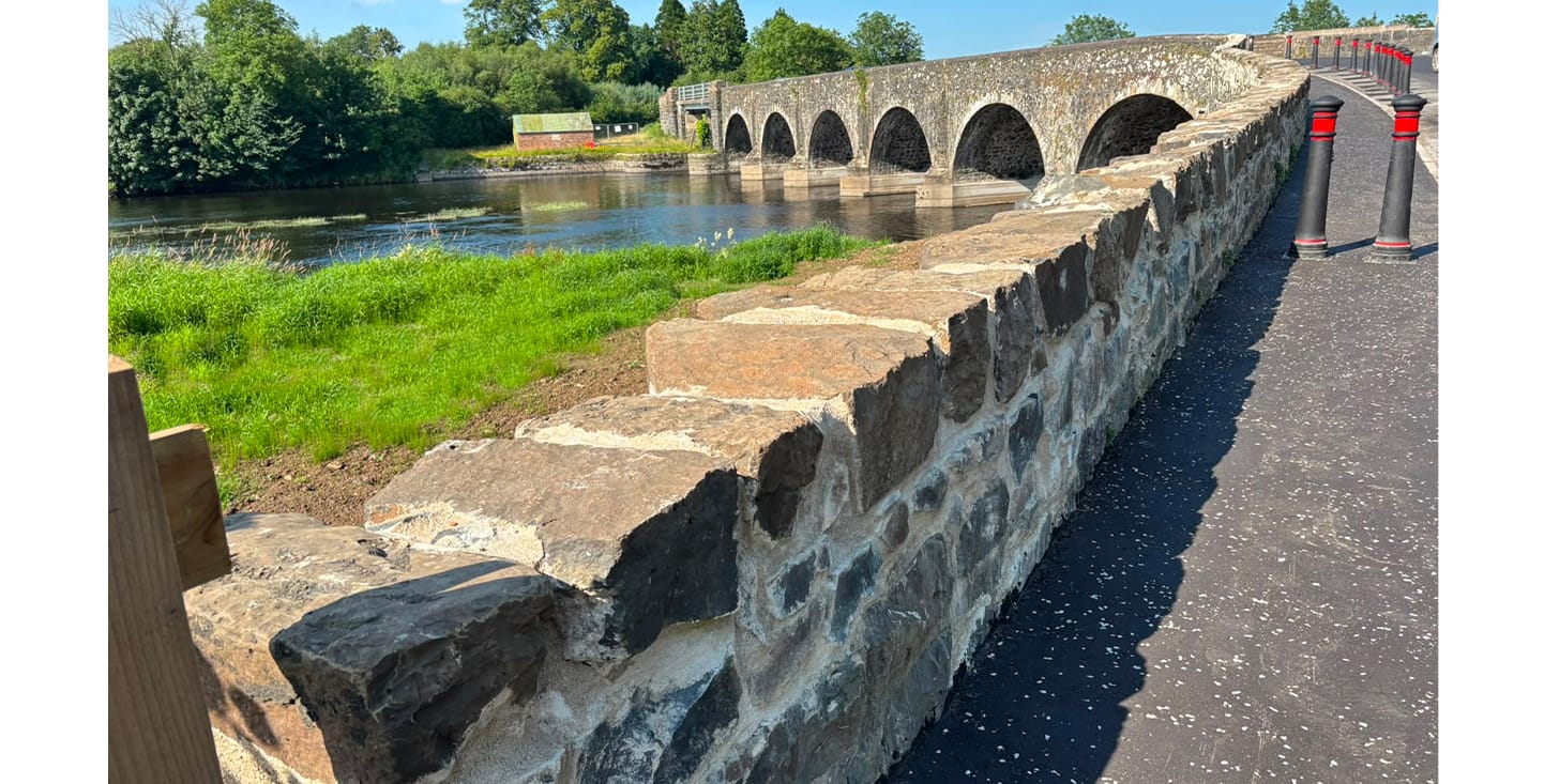 FP McCann quarrying products and basalt stone in use