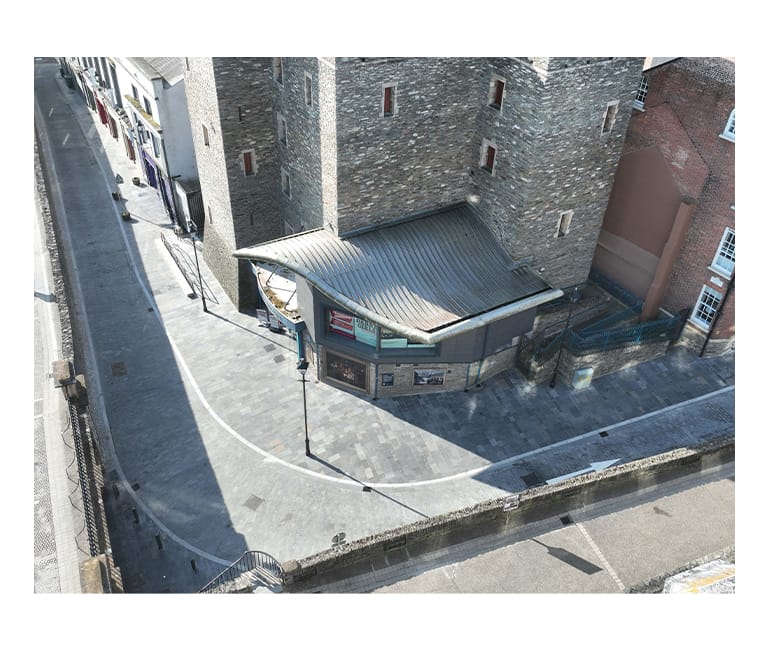 A look at the completed paving upgrade in Derry