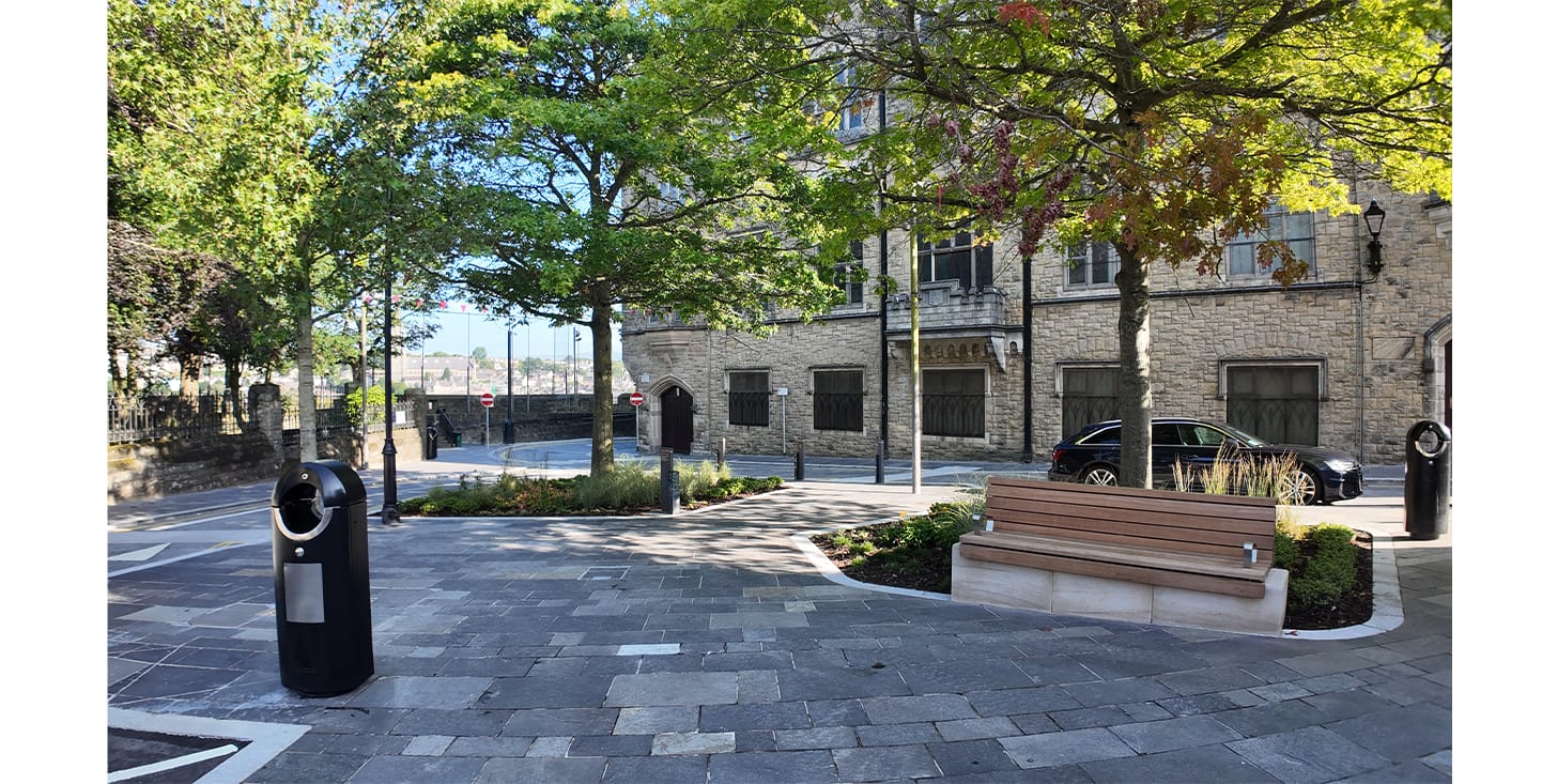 FP McCann materials and construction solutions used during public realm works in Derry.